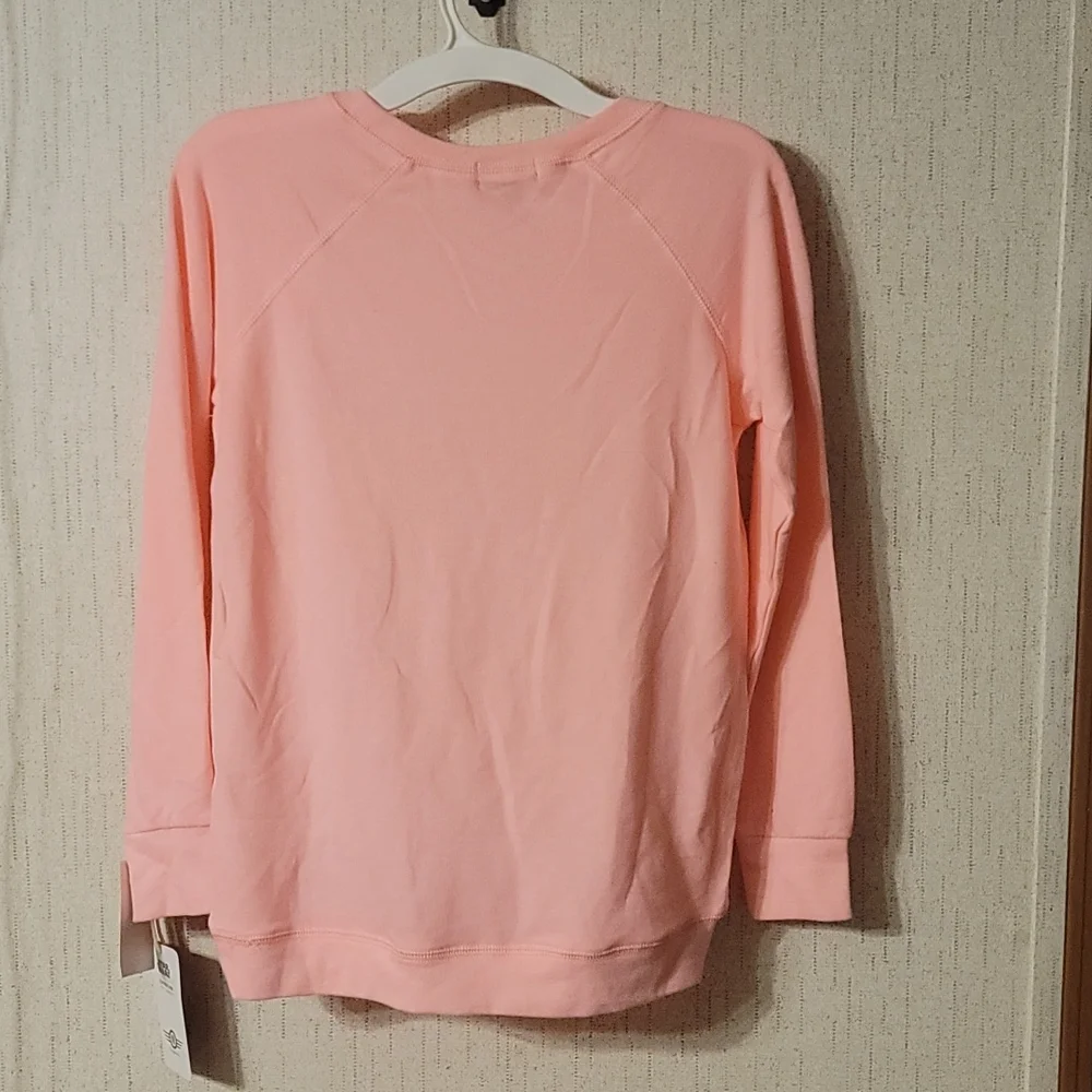 STAR WARS GIRL'S GOLDEN 3-CPO SWEATSHIRT: PINK: NEW WITH DEFECT: SZ L (10/12)